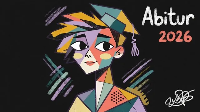 vector portrait of a high school