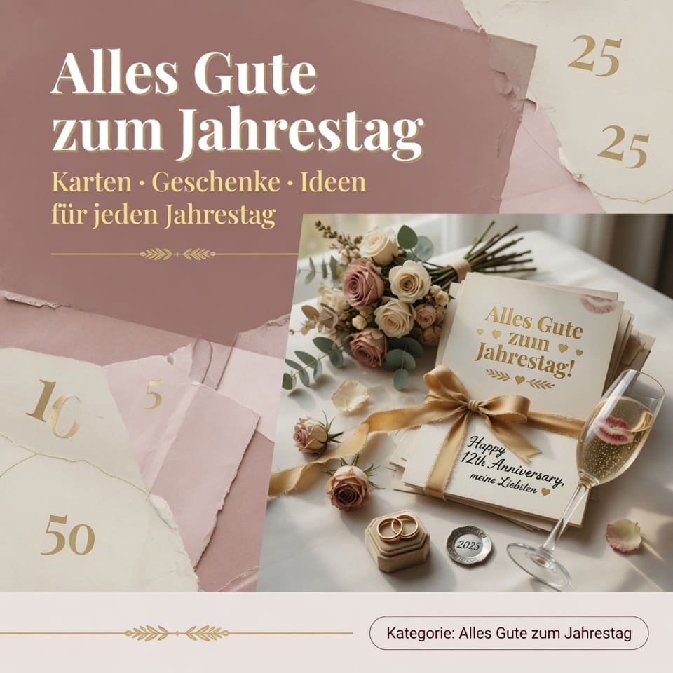 Alles Gute zum Jahrestag