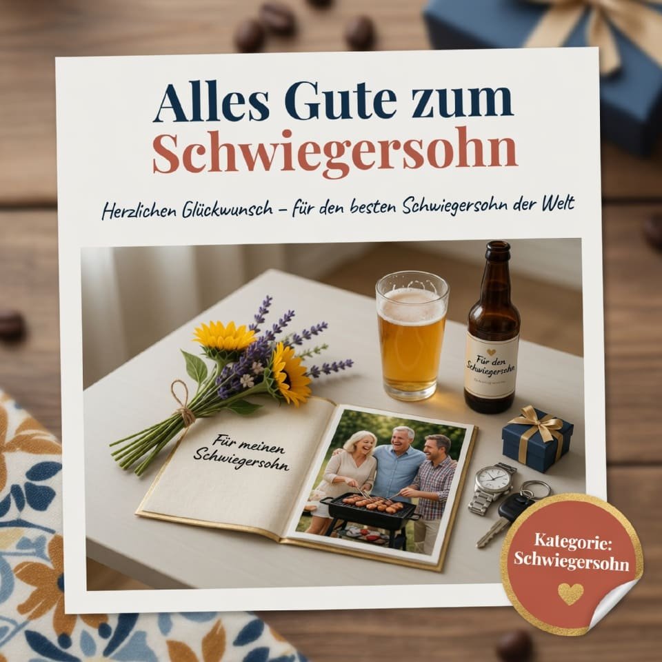 Alles Gute zum Schwiegersohn
