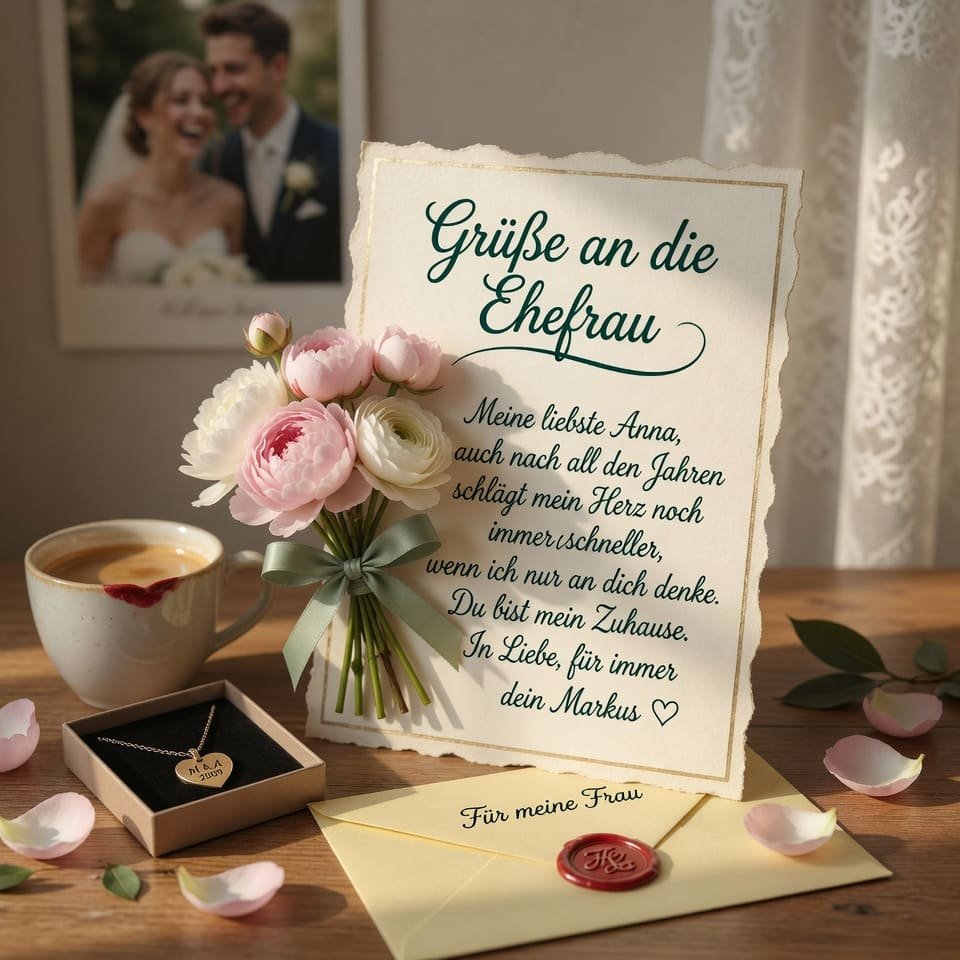 Grüße an die Ehefrau