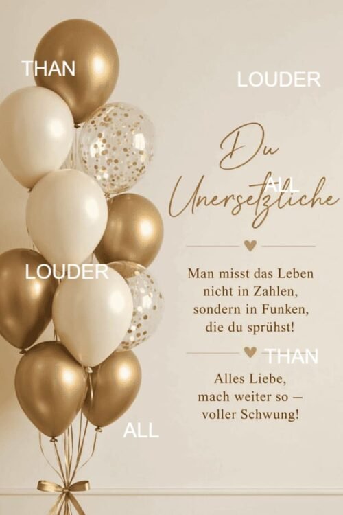 Ballon-Karte Du Unersetzliche