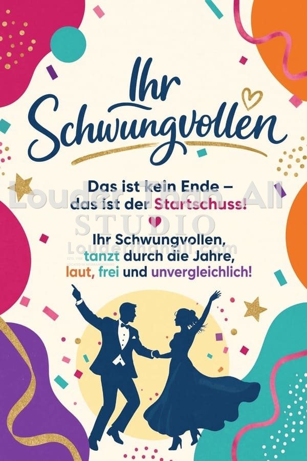 Geb-009-2-2 digitale Grußkarte-Ihr Schwungvollen
