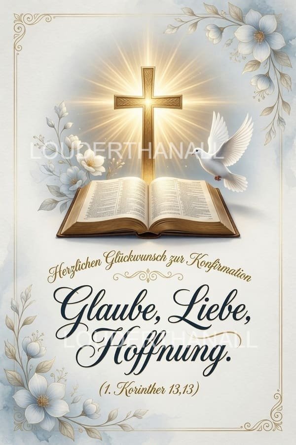 Herzliche Glückwünsche zur Konfirmation