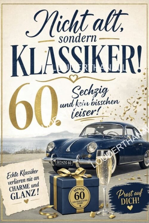 Herzlichen Glückwunsch zum 60