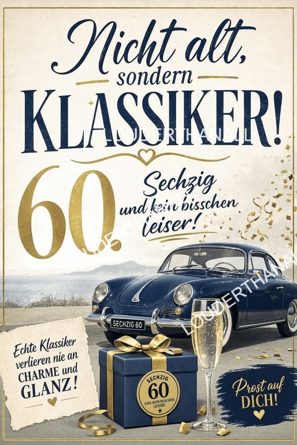 Herzlichen Glückwunsch zum 60