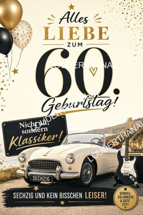 Herzlichen Glückwunsch zum 60-