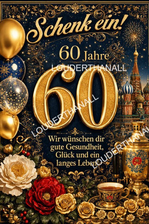 Herzlichen Glückwunsch zum 60