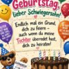 Humorvolle Geburtstagskarte Schwiegersohn Humorvolle Geburtstagskarte Schwiegersohn
