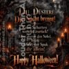 Düstere Halloween-Nacht am Spukschloss