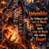 Maske der brennenden Nacht