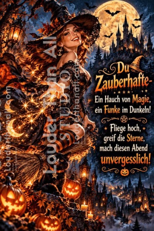 Zauberhafte Halloween-Nacht geschniegelt